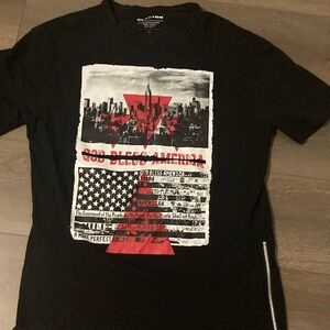 Clayton God Bless america t shirt XL